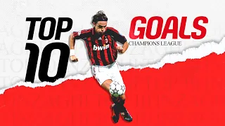 Pippo Inzaghi Top 10 Champions League Goals | Collection