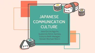 Japanese communication and culture presentation