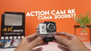 Nyoba Beli Action Cam 4k 200Ribuan .. Eh begini dapetnya...