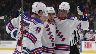 Rangers tally two in 14 seconds against the Golden Knights