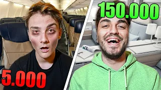 BILLIG VS LUKSUS FLYBILLET (5000KR vs 150.000KR Flysæder)