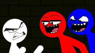 Revolt of the White Stickman: Animation of the Blue and Red Stickman - Part 1