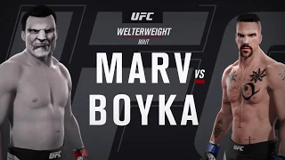 Marv vs. Yuri Boyka (EA sports UFC 2) - CPU vs. CPU - Crazy UFC 👊🤪