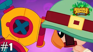 Hank & Otis FACE OFF - ANIMATED SERIES of BRAWL STARS Part I | Rumble Jungle | LEDYMATION