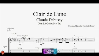 Clair de Lune for Guitar Tutorial with TABs