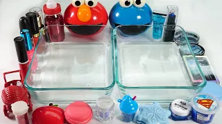 Red vs Blue - Mixing Makeup Eyeshadow Into Slime Satisfying Slime Video