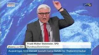 Europawahl - wütender Frank-Walter Steinmeier  vom 19.05.2014