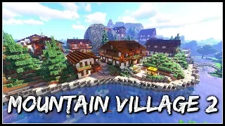 Minecraft Timelapse | Mountain Village Part 2