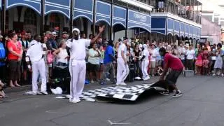 Bourbon Street Performers - Who Dat in New Orleans 2014?