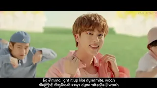 BTS (방탄소년단) 'Dynamite' MV Myanmar Sub Lyrics