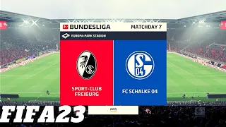 FIFA 23 | Sport-Club Freiburg vs FC Schalke 04 - Europa-Park Stadion