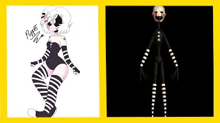 Five Nights at Freddy's: Sister Location Characters As Human ▶ MY Styles Challenge ALEXA BAYCA