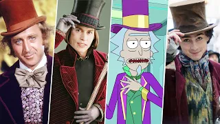 Willy Wonka Evolution in Movies & TV Shows (2024)