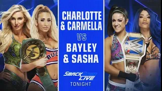 FULL MATCH - Charlotte Flair & Carmella vs. Bayley & Sasha Banks: SmackDown LIVE, September 24, 2019