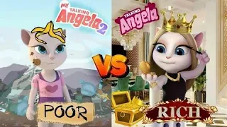 My talking Angela 2 Rich Angela vs Poor Angela #cosplay #mytalkingangela2