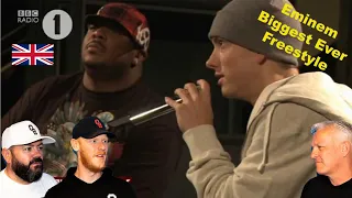 Eminem Biggest Ever Freestyle in the World! Westwood REACTION!! | OFFICE BLOKES REACT!!