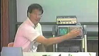 Mechatronics Lab - analog oscilloscope demo