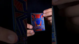 Spider-Man playing card Unboxing (ASMR) #shorts #asmr #spiderman