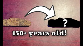 Cleaning up 150 year old knife using electricity!!!