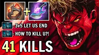 MOST EPIC 140 Armor 41 Kills Red Hulk Berserk Mode vs PA Phys DMG Can't Hurt Him WTF Comeback Dota 2