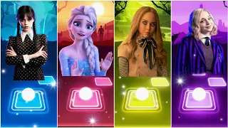 Calm Down Gomez & Rema 🆚 Wednesday 🆚 M3GAN(Megan) 🆚 Emma Myers 🆚 Elsa Frozen