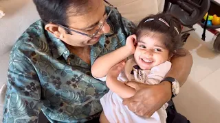 Ziana's full masti with her Dadu | My first song shoot ❤️🎥🧿