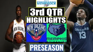 Memphis Grizzlies vs New Orleans Pelicans 3RD QTR Highlights | Oct 25 | 2023 NBA Regular Season