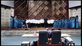 The king shall rejoice by F. Hyden performed by blessed sacrament choir buruburu at diocese level