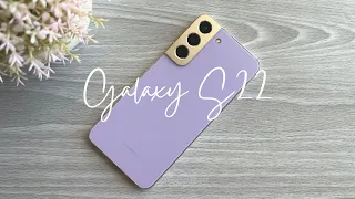 Samsung Galaxy S22 Violet Unboxing + Accessories 💜
