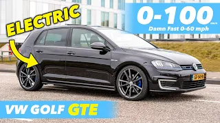 Volkswagen Golf GTE 285HP Acceleration 0-100 (STAGE 1 ELECTRIC⚡⚡)