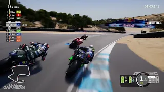 MotoGP 23 - Franco Morbidelli - World Champion - Laguna Seca Circuit - Sprint & Main Race - Gameplay