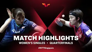 Hina Hayata vs Doo Hoi Kem | WTT Cup Finals Singapore 2021 | WS | QF