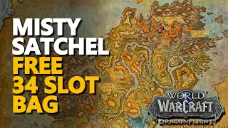 How to get Misty Satchel Free 34 slot bag Dragonflight WoW