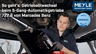 So geht’s: Getriebeölwechsel beim 5-Gang-Automatikgetriebe 722.6 von Mercedes Benz