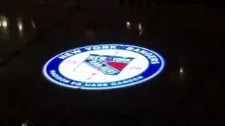 New York Rangers "New Opening Ice Video Projection" (2015-16) Madison Square Garden