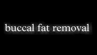 extreme buccal fat removal (⚠️CAUTION⚠️)