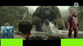 kong vs kraken with healthbars