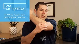 How to tell if you have tennis elbow