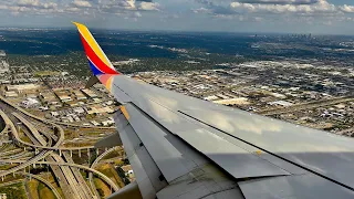 [4K] – Full Flight – Southwest Airlines – Boeing 737-7H4 – MCI-DAL – N232WN – WN2044 – IFS 851