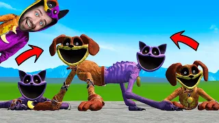 FUSIONNER CATDAY + DOGDAY = CATDOGDAY POPPY PLAYTIME CHAPITRE 3 !! FUSION CATNAP + DOGDAY !