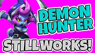 Demon Hunter Feeds On Alchemist Golem And Takes Out Crystalmancer in Rush Royale