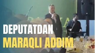 Deputatın bu addımı MARAQLA QARŞILANDI: Mikrafonu götürdü və...- Eksklüziv VİDEO