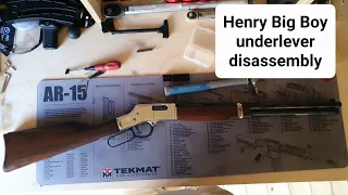 Henry Big Boy Underlever .44 magnum disassembly