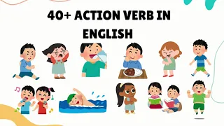 Learn 35+ Common Verbs in|Action verbs in English |Daily life action verbs in English#nurseryrhymes