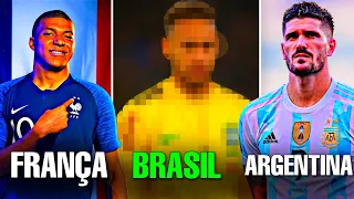 Quem é o MELHOR JOGADOR de cada SELEÇÃO da COPA DO MUNDO