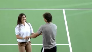 Djokovic and Nadal dancing salsa in Colombia HD