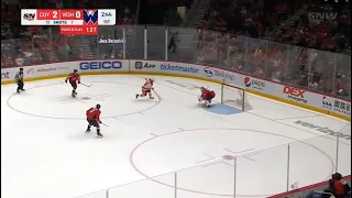 Elias Lindholm Hat Trick VS Washington Capitals - October 23rd 2021