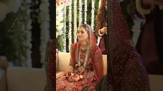 Hania amir bridal look in drama Serial mujhy pyaar hoa tha🤩😍#shorts #viralshorts #haniaamir