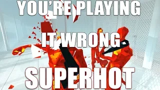 You're Playing it Wrong - SUPERHOT VR (Quest Gameplay)