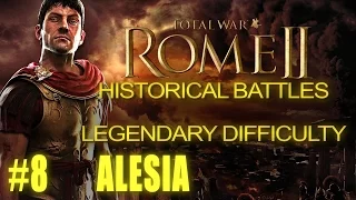 BATTLE OF ALESIA - Legendary Difficulty - Historical Battle for Rome 2